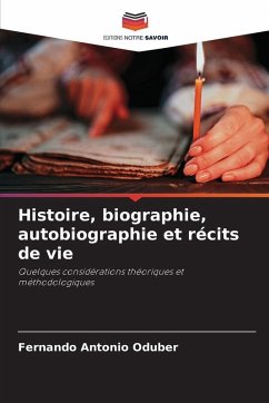 Cover Histoire, biographie, autobiographie et récits de vie