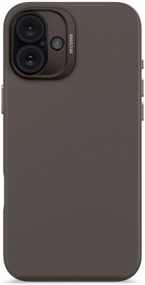 Cover Decoded AntiMicrobial Silicone Backcover iPhone 16 Plus Black