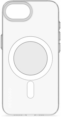 Cover Decoded Recycled Plastic Backc. iPhone 16e Transparent White