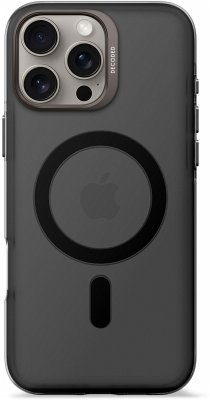 Cover Decoded Recycled Plastic Backc. iPhone 16 Pro Max Transp. Black