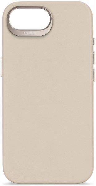 Decoded Leather Backcover iPhone 16e Clay