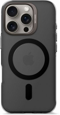Cover Decoded Recycled Plastic Backc. iPhone 16 Pro Transparent Black