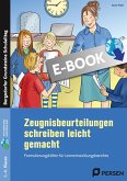 Zeugnisbeurteilungen schreiben leicht gemacht (eBook, PDF)