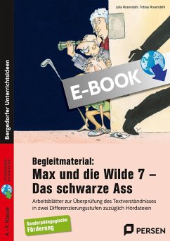 Cover Begleitmat.: Max und die wilde 7- Das schwarze Ass (eBook, PDF)
