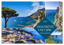 Cover Amalfiküste und Capri - Sehnsuchtsorte (Tischkalender 2026 DIN A5 quer), CALVENDO Monatskalender