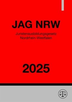 Cover Juristenausbildungsgesetz Nordrhein-Westfalen - JAG NRW 2025