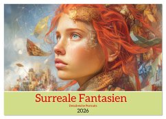 Surreale Fantasien - Detailreiche Portraits (Wandkalender 2026 DIN A4 quer), CALVENDO Monatskalender