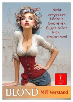 Cover Blond mit Verstand (Tischkalender 2026 DIN A5 hoch), CALVENDO Monatskalender