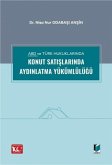 Konut Satislarinda Aydinlatma Yükümlülügü;ABD ve Türk Hukuklarinda Konut Satislarinda Aydinlatma Yükümlülügü;ABD ve Türk Hukuklarinda