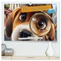 Die Spürnasen - 12 Hunde, 12 Fälle, der Kinderkalender für Detektive (hochwertiger Premium Wandkalender 2026 DIN A2 quer), Kunstdruck in Hochglanz