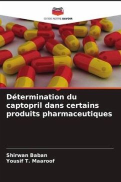 Cover Détermination du captopril dans certains produits pharmaceutiques
