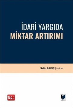 Idari Yargida Miktar Artirimi Cover Idari Yargida Miktar Artirimi