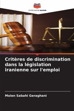 Cover Critères de discrimination dans la législation iranienne sur l'emploi