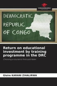Cover Return on educational investment by training programme in the DRC