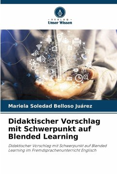 Cover Didaktischer Vorschlag mit Schwerpunkt auf Blended Learning