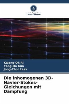 Cover Die inhomogenen 3D-Navier-Stokes-Gleichungen mit Dämpfung