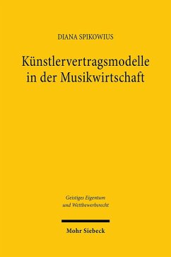 Cover Künstlervertragsmodelle in der Musikwirtschaft