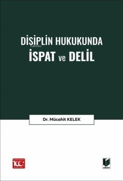 Cover Disiplin Hukukunda Ispat ve Delil