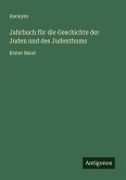 Jahrbuch für die Geschichte der Juden und des Judenthums Jahrbuch für die Geschichte der Juden und des Judenthums