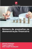 Número de anomalias na demonstração financeira