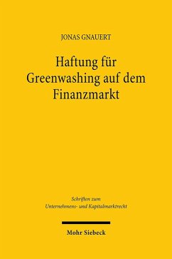 Cover Haftung für Greenwashing auf dem Finanzmarkt