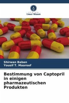 Cover Bestimmung von Captopril in einigen pharmazeutischen Produkten