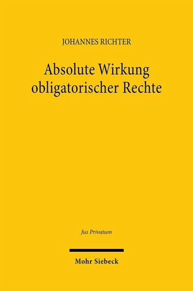 Absolute Wirkung obligatorischer Rechte