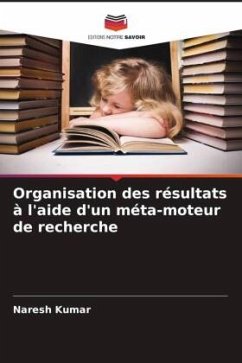 Cover Organisation des résultats à l'aide d'un méta-moteur de recherche