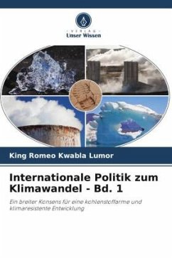 Cover Internationale Politik zum Klimawandel - Bd. 1