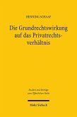 Die Grundrechtswirkung auf das Privatrechtsverhältnis