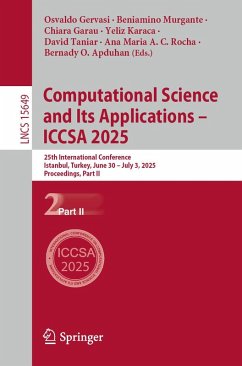 Computational Science and Its Applications - ICCSA 2025 (eBook, PDF)