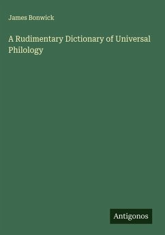 Cover A Rudimentary Dictionary of Universal Philology