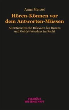 Cover Hören-Können vor dem Antworten-Müssen