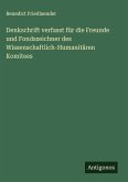 Denkschrift verfasst für die Freunde und Fondszeichner des Wissenschaftlich-Humanitären Komitees
