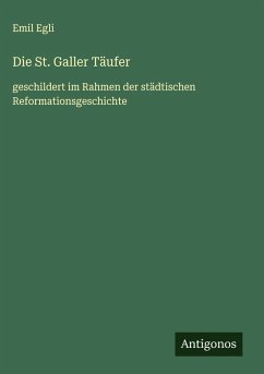 Cover Die St. Galler Täufer