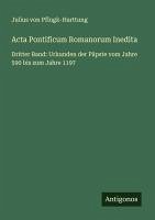 Cover Acta Pontificum Romanorum Inedita