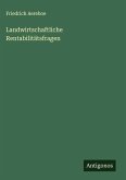 Landwirtschaftliche Rentabilitätsfragen Landwirtschaftliche Rentabilitätsfragen