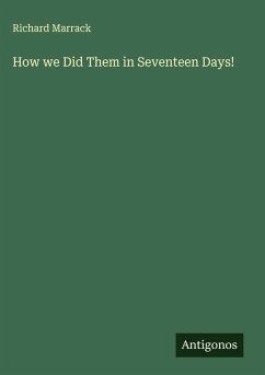 Cover How we Did Them in Seventeen Days!