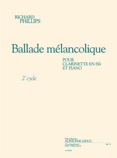 Cover Ballade mélancolique pour clarinette et piano