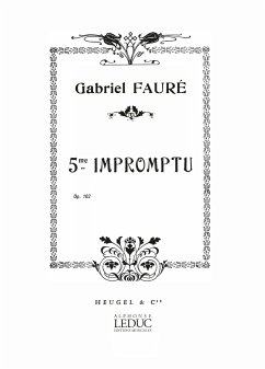 Cover FAURE IMPROMPTU N05 PIANO