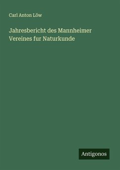 Cover Jahresbericht des Mannheimer Vereines fur Naturkunde
