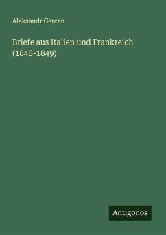 Cover Briefe aus Italien und Frankreich (1848-1849)