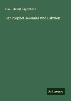 Cover Der Prophet Jeremias und Babylon