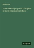 Ueber die Bewegung einer Flüssigkeit in einem cylindrischen Gefässe Ueber die Bewegung einer Flüssigkeit in einem cylindrischen Gefässe