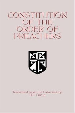 Cover Constitution of the Order of Preachers (eBook, ePUB)