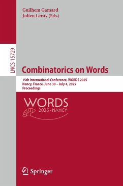 Cover Combinatorics on Words (eBook, PDF)