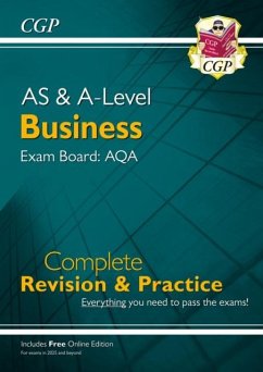 Cover New A-Level & AS Business: AQA Complete Revision & Practice - for exams in 2025 & 2026 (w/ Onl. Ed.)