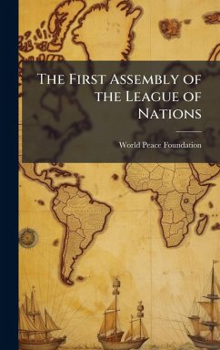 Cover The First Assembly of the League of Nations