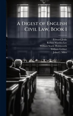 Cover A Digest of English Civil Law, Book 1