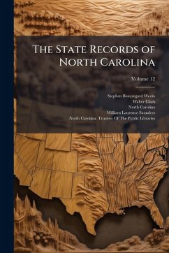 Cover The State Records of North Carolina